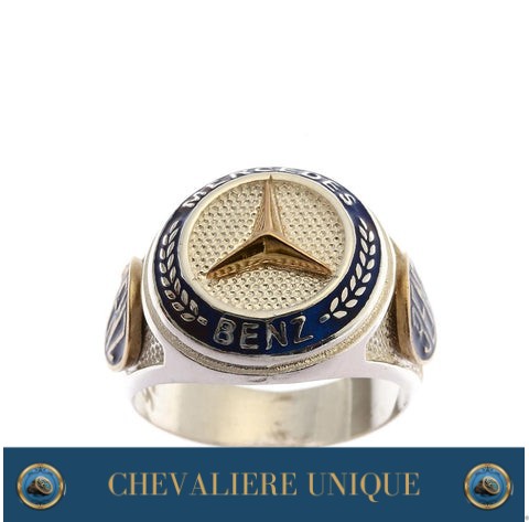 bague chevalière Mercedes