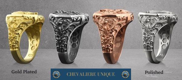 Chevalière Dragon Chinoise en Argent Massif Homme-Chevaliere HOMME- 55